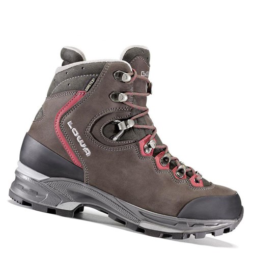 Botas Montaña Lowa Mauria GTX WS Mujer Marrones Burdeos | 05763-SUOV