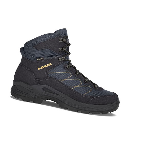 Botas Montaña Lowa Taurus Pro GTX Mid Hombre Azul Marino | 91627-BFGO