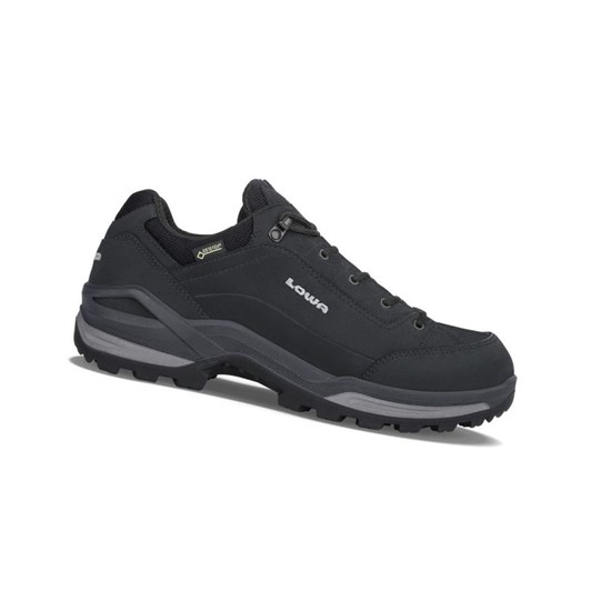 Zapatillas Para Caminar Lowa Renegade GTX LO Hombre Negras | 07162-ZHEB